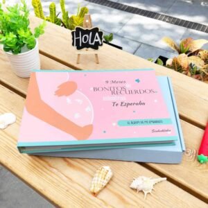 Diario de embarazo semana a semana con pegatinas