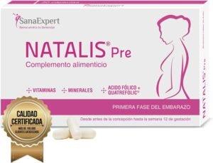 Suplemento prenatal Natalis Pre para el primer trimestre