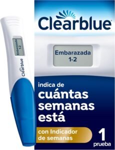 Test de embarazo Clearblue con indicador de semanas