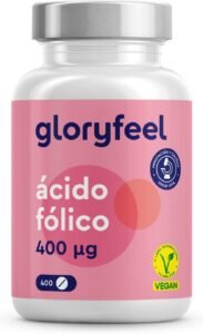 Ácido fólico Gloryfeel para embarazadas